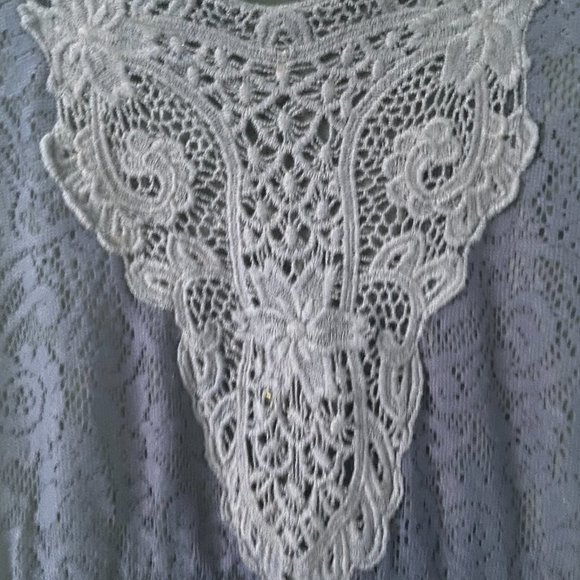 Mismash Midnight Blue Crochet Summer Dress - Picture 5 of 11